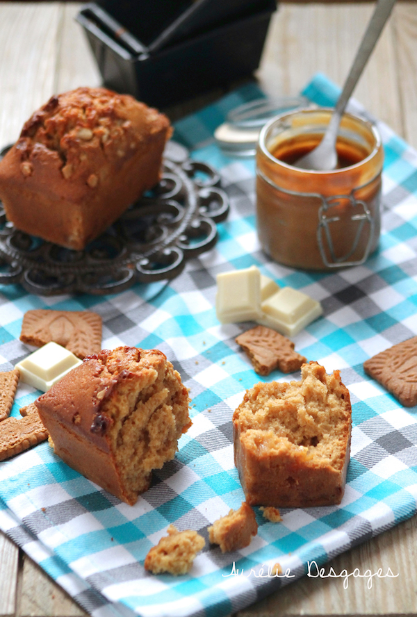 Cake Chocolat blanc & speculoos 2