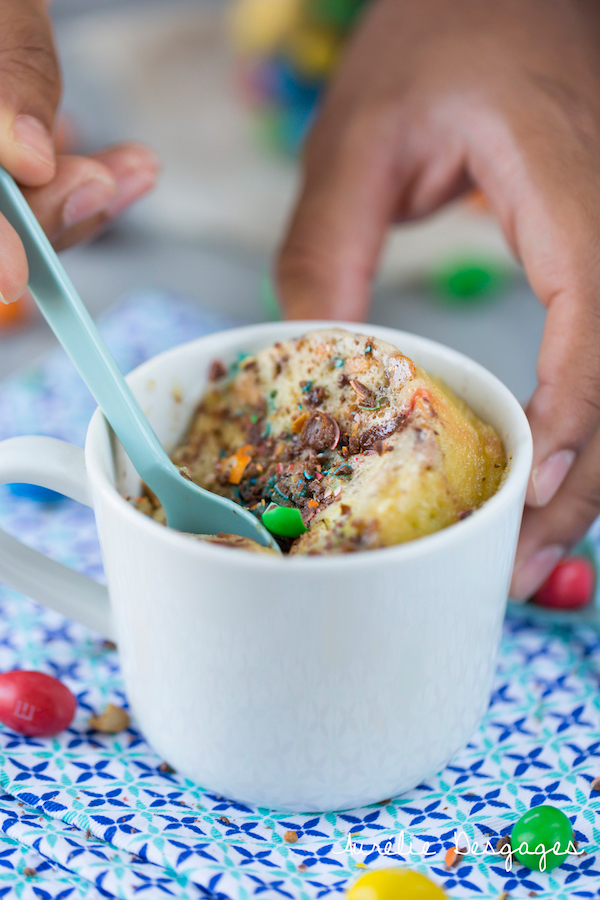 mug cake m&m's33