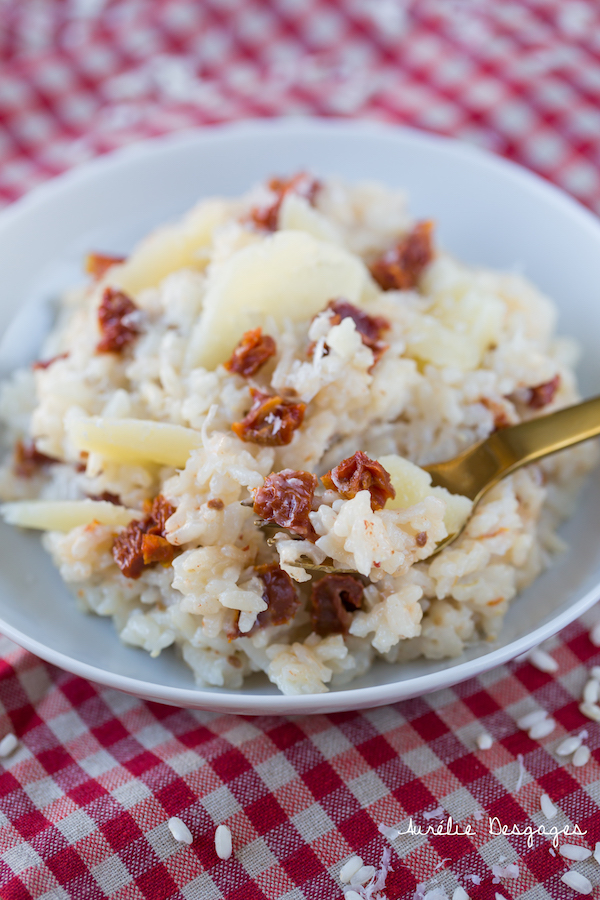 risotto tomates séchées et brebis