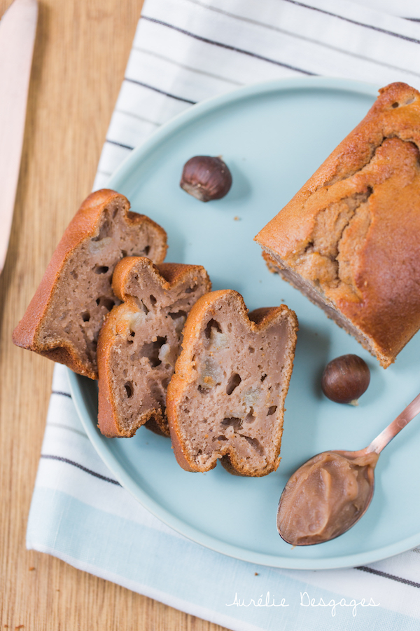 cake poires crème de marrons