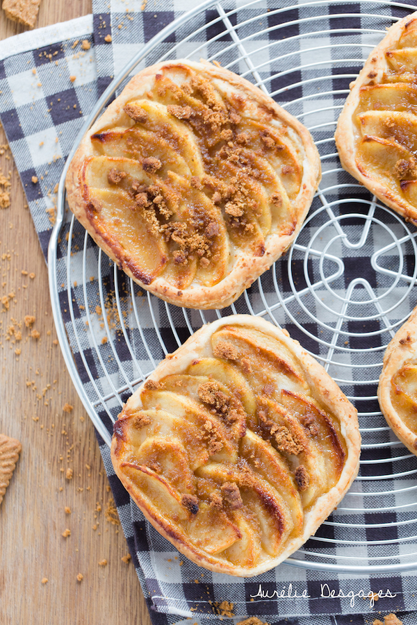 carré feuiletée pommes sirop érable speculoos