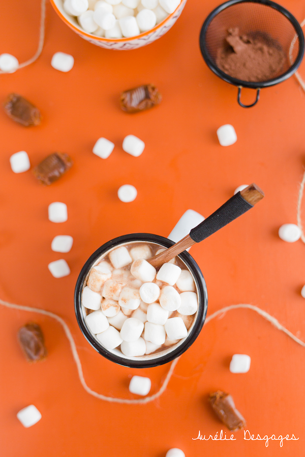 chocolat chaud au caramel