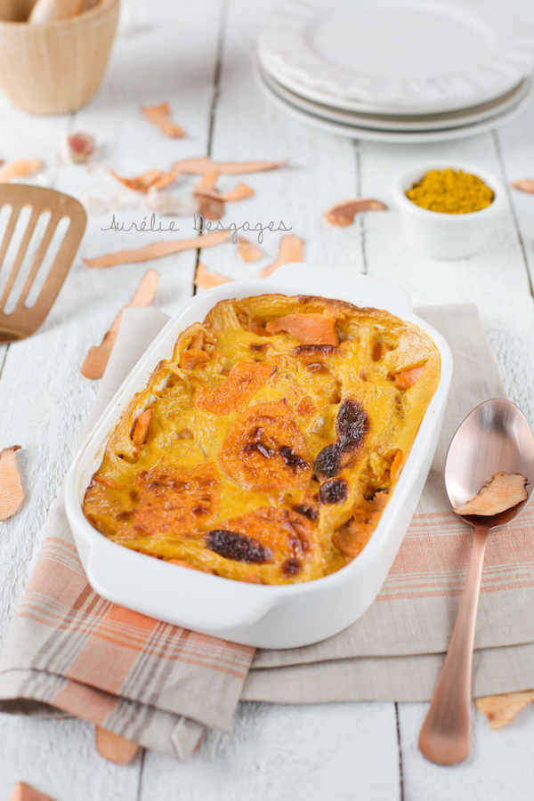 gratin de patate douce