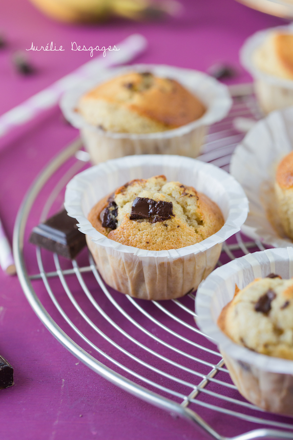 muffins bananes choco