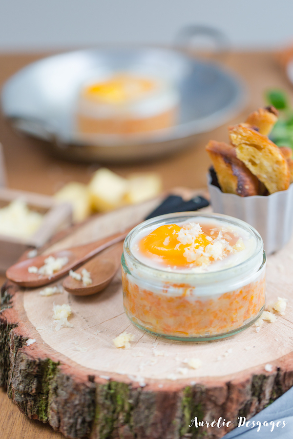 oeuf cocotte panais carottes comté