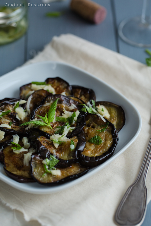 Aubergines grillées