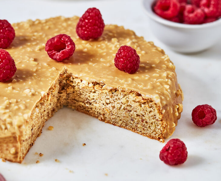 Gateauchocolatblancdulceyframboise